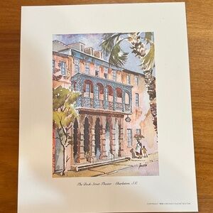 Charleston Print. 8 x 10” new in plastic. no frame.